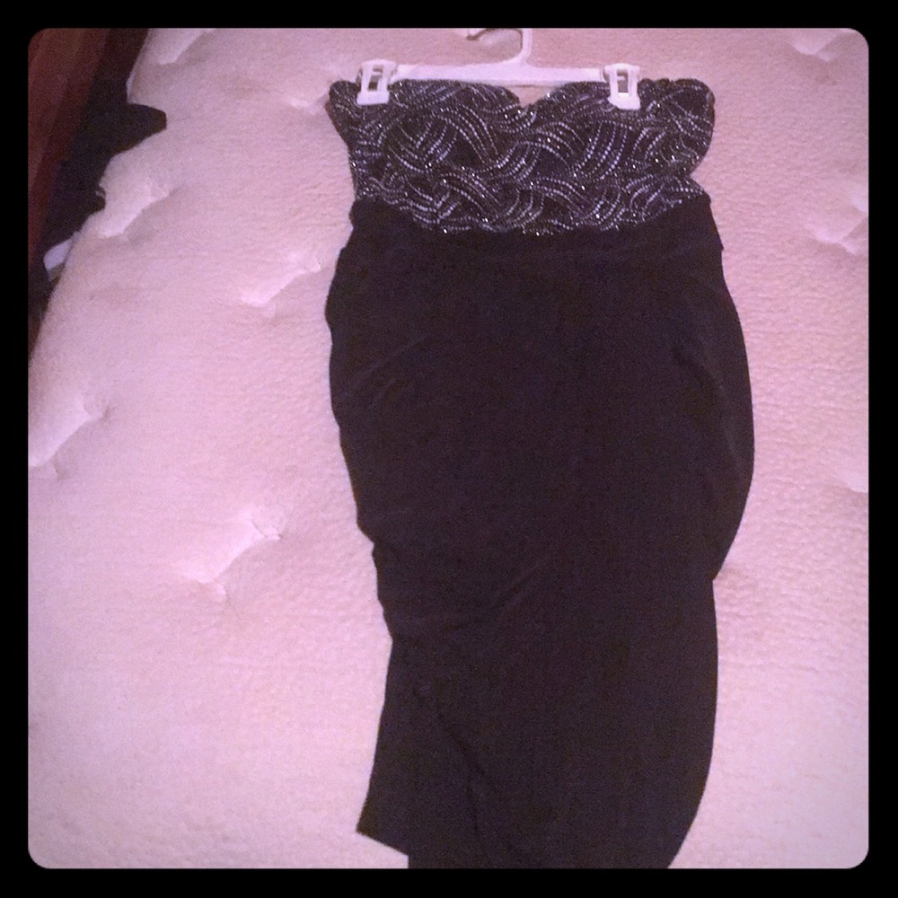 Black and sparky dress